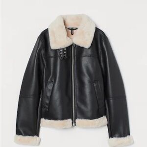Leather jacket from H&M